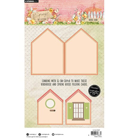 Studio Light Spring Meadow Snijmal House Card (SL-SM-CD947) Studio Light Spring Meadow Snijmal House Card (SL-SM-CD947)