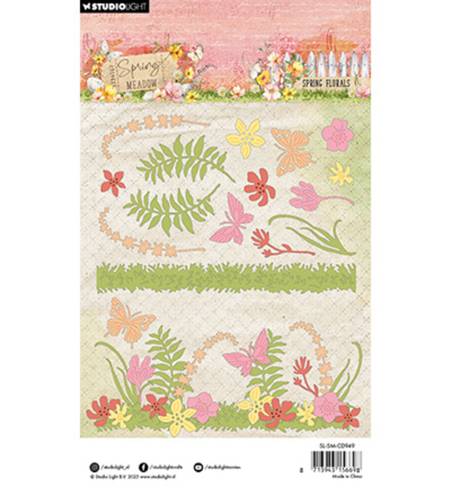 Studio Light Spring Meadow Snijmal Spring Florals (SL-SM-CD949) Studio Light Spring Meadow Snijmal Spring Florals (SL-SM-CD949)