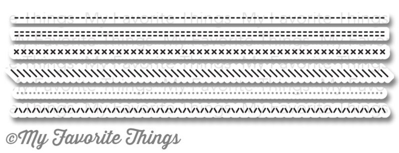 My Favorite Things Die-Namics Basic Stitch Lines (MFT-777)