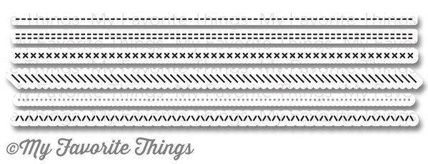 My Favorite Things Die-Namics Basic Stitch Lines (MFT-777)