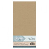 Card Deco Linen Cardstock Cappuccino 10 Vel Vierkant (LKK-4K45)