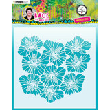 Studio Light Back To Nature Masking Stencil Hibiscus Love (ABM-BTN-MASK86)