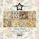 Paper Favourites Vintage Flowers 12x12 Inch Paper Pack (PF720)