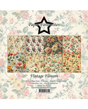 Paper Favourites Vintage Flowers 12x12 Inch Paper Pack (PF720) Paper Favourites Vintage Flowers 12x12 Inch Paper Pack (PF720)