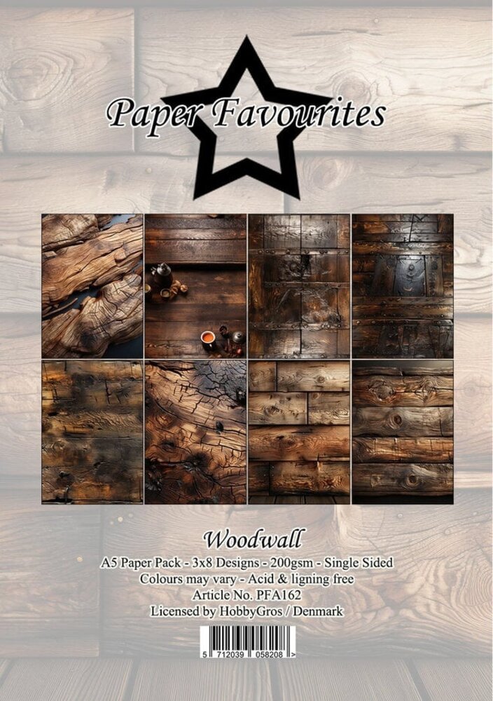 Paper Favourites Woodwall A5 Paper Pack (PFA162) Paper Favourites Woodwall A5 Paper Pack (PFA162)