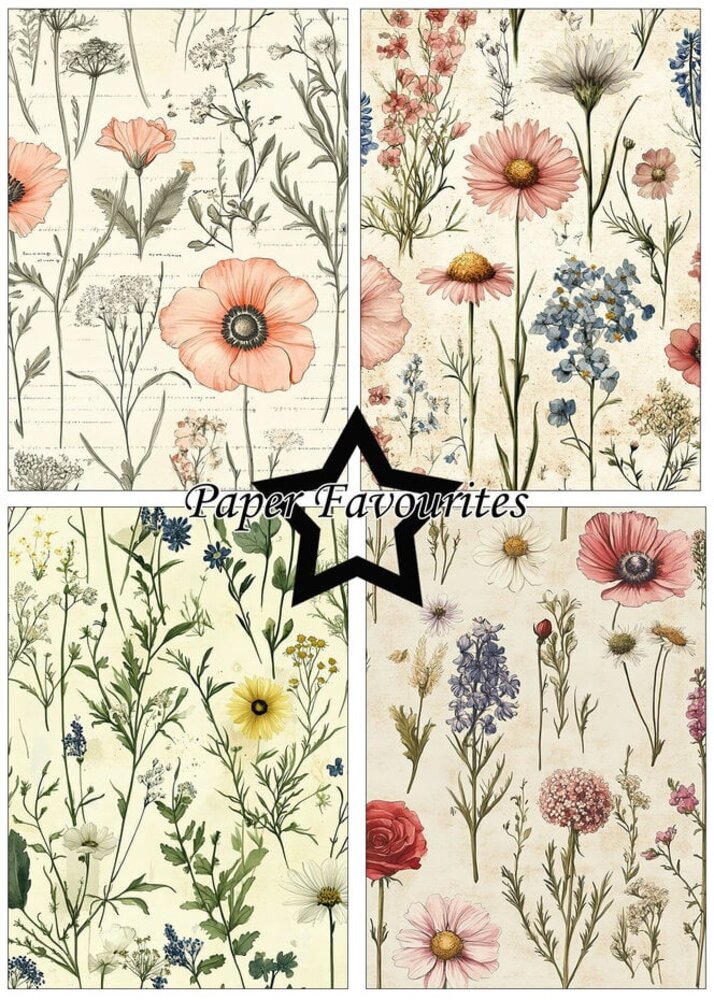 Paper Favourites Wild Flower A5 Paper Pack (PFA164) Paper Favourites Wild Flower A5 Paper Pack (PFA164)