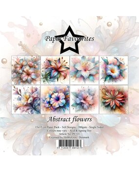 Paper Favourites Abstract Flowers 6x6 Inch Paper Pack (PF521) Paper Favourites Abstract Flowers 6x6 Inch Paper Pack (PF521)