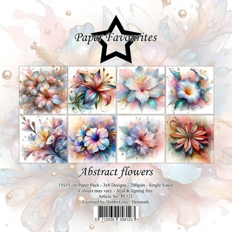 Paper Favourites Abstract Flowers 6x6 Inch Paper Pack (PF521) Paper Favourites Abstract Flowers 6x6 Inch Paper Pack (PF521)