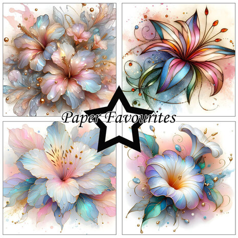 Paper Favourites Abstract Flowers 6x6 Inch Paper Pack (PF521) Paper Favourites Abstract Flowers 6x6 Inch Paper Pack (PF521)