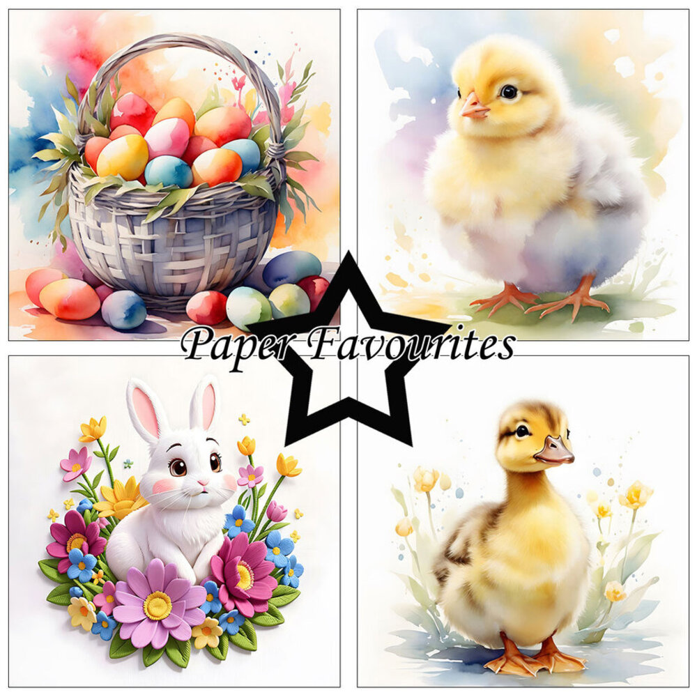 Paper Favourites Cute Easter 6x6 Inch Paper Pack (PF523) Paper Favourites Cute Easter 6x6 Inch Paper Pack (PF523)