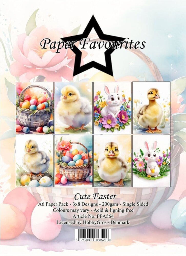 Paper Favourites Cute Easter A6 Paper Pack (PFA564) Paper Favourites Cute Easter A6 Paper Pack (PFA564)