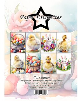 Paper Favourites Cute Easter A6 Paper Pack (PFA564) Paper Favourites Cute Easter A6 Paper Pack (PFA564)