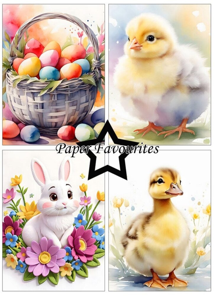 Paper Favourites Cute Easter A6 Paper Pack (PFA564) Paper Favourites Cute Easter A6 Paper Pack (PFA564)