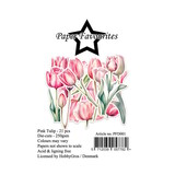 Paper Favourites Die-Cuts Pink Tulip (PFD001)