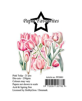Paper Favourites Die-Cuts Pink Tulip (PFD001) Paper Favourites Die-Cuts Pink Tulip (PFD001)