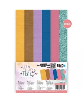 Berrie's Beauties Flutter Flair 4K Linen Cardstock Pack (BB-4K-10010) Berrie's Beauties Flutter Flair 4K Linen Cardstock Pack (BB-4K-10010)