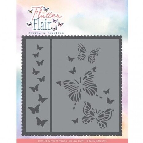 Berrie's Beauties Flutter Flair Dies Flutter Frame (BBD10032)