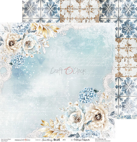Craft O'Clock Something Blue 12x12 Inch Paper Set (CC-F38-SBL-00) Craft O'Clock Something Blue 12x12 Inch Paper Set (CC-F38-SBL-00)
