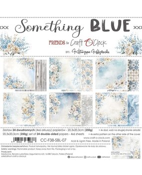 Craft O'Clock Something Blue 8x8 Inch Paper Set (CC-F38-SBL-07) Craft O'Clock Something Blue 8x8 Inch Paper Set (CC-F38-SBL-07)
