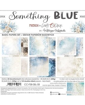 Craft O'Clock Something Blue 8x8 Inch Basic Papers Set (CC-F38-SBL-08) Craft O'Clock Something Blue 8x8 Inch Basic Papers Set (CC-F38-SBL-08)