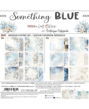Craft O'Clock Something Blue 8x8 Inch Mix Papers Set (CC-F38-SBL-09) Craft O'Clock Something Blue 8x8 Inch Mix Papers Set (CC-F38-SBL-09)
