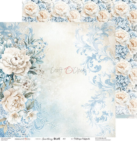 Craft O'Clock Something Blue 6x6 Inch Paper Set (CC-F38-SBL-10) Craft O'Clock Something Blue 6x6 Inch Paper Set (CC-F38-SBL-10)