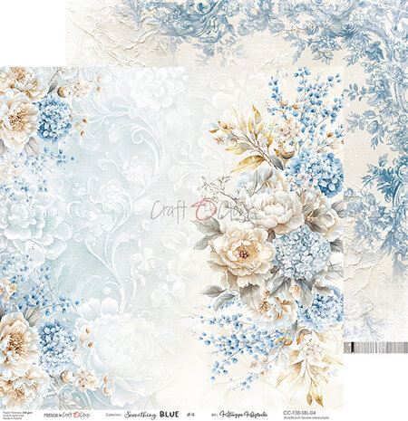 Craft O'Clock Something Blue 6x6 Inch Paper Set (CC-F38-SBL-10) Craft O'Clock Something Blue 6x6 Inch Paper Set (CC-F38-SBL-10)