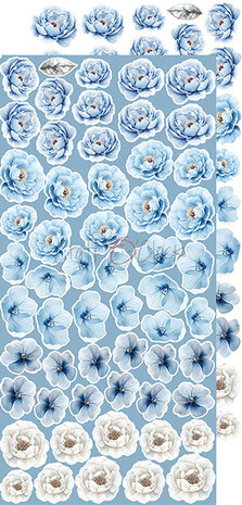Craft O'Clock Something Blue Extras Set Flowers (CC-F38-SBL-11) Craft O'Clock Something Blue Extras Set Flowers (CC-F38-SBL-11)