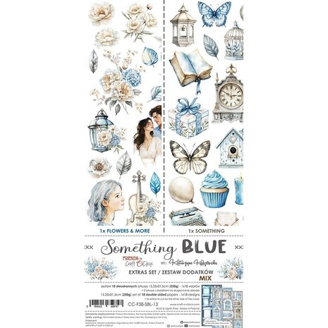 Craft O'Clock Something Blue Extras Set Mix (CC-F38-SBL-13)