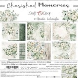 Craft O'Clock Cherished Memories 8x8 Inch Paper Set (CC-C72-CHM-07)