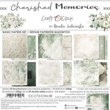 Craft O'Clock Cherished Memories 8x8 Inch Basic Papers Set (CC-C72-CHM-08)