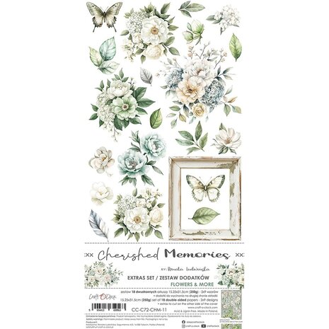 Craft O'Clock Cherished Memories Extras Set Flowers (CC-C72-CHM-11) Craft O'Clock Cherished Memories Extras Set Flowers (CC-C72-CHM-11)