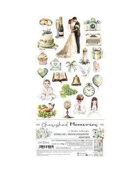 Craft O'Clock Cherished Memories Extras Set Themed (CC-C72-CHM-12) Craft O'Clock Cherished Memories Extras Set Themed (CC-C72-CHM-12)