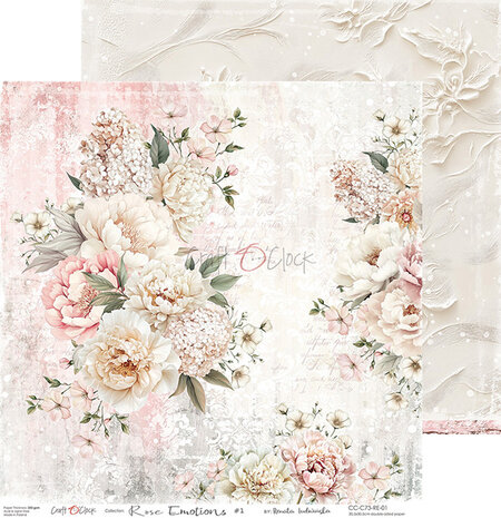 Craft O'Clock Rose Emotions 12x12 Inch Paper Set (CC-C73-RE-00) Craft O'Clock Rose Emotions 12x12 Inch Paper Set (CC-C73-RE-00)