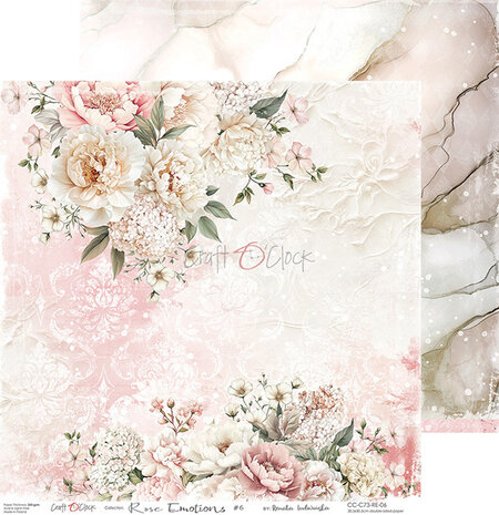 Craft O'Clock Rose Emotions 8x8 Inch Paper Set (CC-C73-RE-07) Craft O'Clock Rose Emotions 8x8 Inch Paper Set (CC-C73-RE-07)