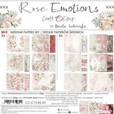 Craft O'Clock Rose Emotions 8x8 Inch Mix Papers Set (CC-C73-RE-09)