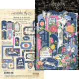 Graphic 45 Spring is in the Air Chipboard Pieces Tags & Frames (4502978)