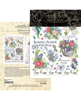 Graphic 45 Spring is in the Air Rub-On Transfers (4502979) Graphic 45 Spring is in the Air Rub-On Transfers (4502979)