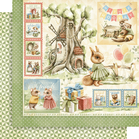 Graphic 45 Hip Hip Hooray 8x8 Inch Collection Pack (4502988)