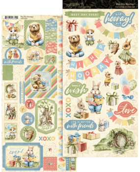 Graphic 45 Hip Hip Hooray Sticker Set (4502991)