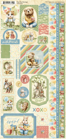 Graphic 45 Hip Hip Hooray Sticker Set (4502991)