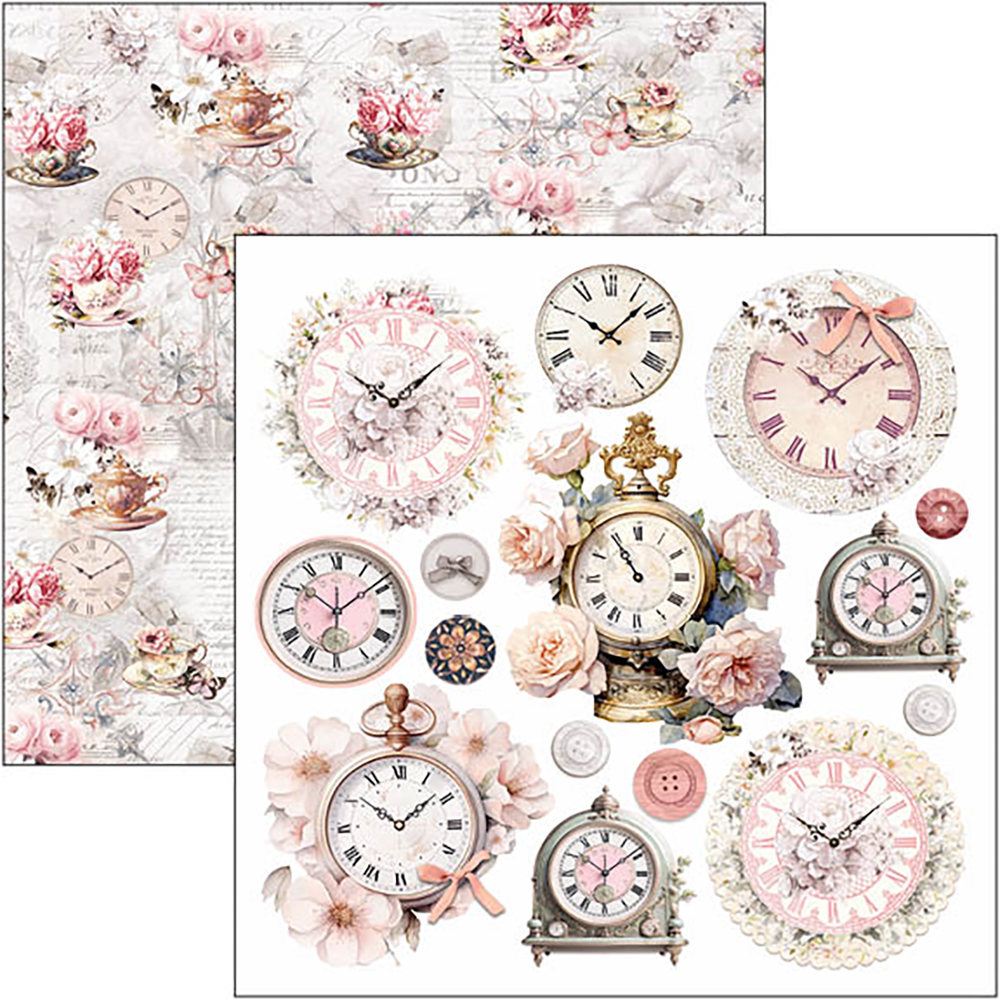 Ciao Bella Papercrafting Timeless Moments 6x6 Inch Paper Pad (CBQE083)