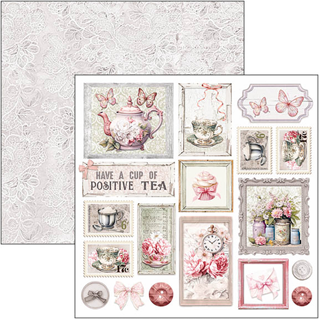 Ciao Bella Papercrafting Timeless Moments 6x6 Inch Paper Pad (CBQE083)