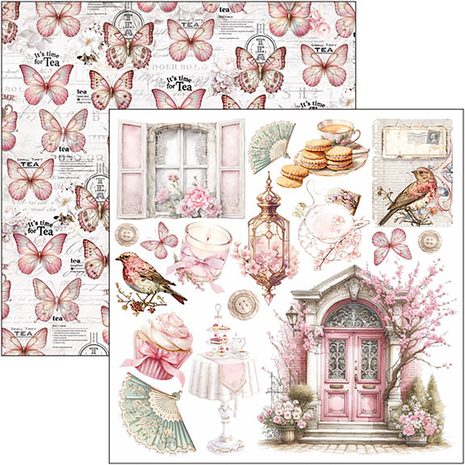 Ciao Bella Papercrafting Timeless Moments 6x6 Inch Paper Pad (CBQE083)