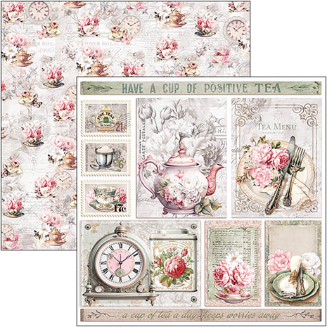 Ciao Bella Papercrafting Timeless Moments 12x12 Inch Patterns Pad (CBT083)