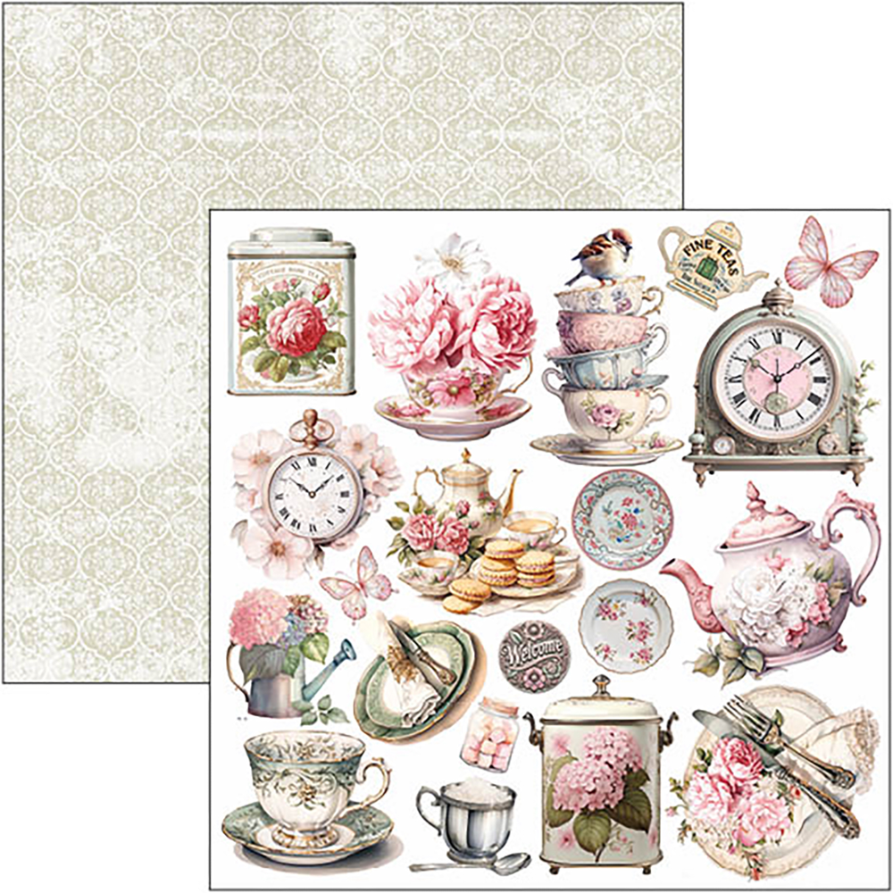 Ciao Bella Papercrafting Timeless Moments 12x12 Inch Patterns Pad (CBT083)