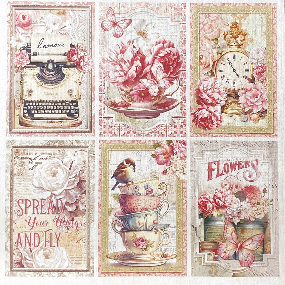Ciao Bella Papercrafting Timeless Moments 6x6 Inch Deluxe Paper (CBDQ017) Ciao Bella Papercrafting Timeless Moments 6x6 Inch Deluxe Paper (CBDQ017)