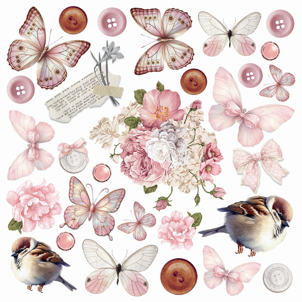 Ciao Bella Papercrafting Timeless Moments 6x6 Inch Vellum Paper (CBVQ022) Ciao Bella Papercrafting Timeless Moments 6x6 Inch Vellum Paper (CBVQ022)