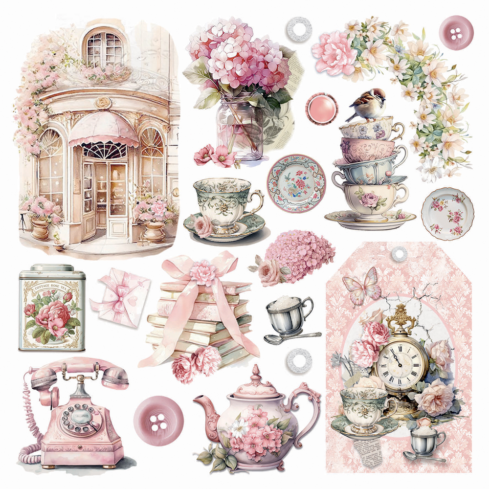 Ciao Bella Papercrafting Timeless Moments 6x6 Inch Vellum Paper (CBVQ022) Ciao Bella Papercrafting Timeless Moments 6x6 Inch Vellum Paper (CBVQ022)