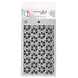 Ciao Bella Papercrafting Timeless Moments 5x8 Inch Masking Stencil Vintage Filigree Pattern (MS123)